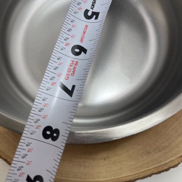 APEX Dog Bowl 100% STAINLESS STEEL DOG BOWL 8 CUP SIZE LARGE BUILT TO LAST - Picture 9 of 10